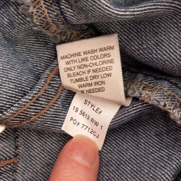 Christopher & Banks Size 8 Womens Jeans Stretch Blue Denim Bootcut Dark Wash - Picture 12 of 12